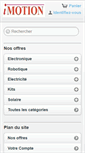 Mobile Screenshot of imotion.fr